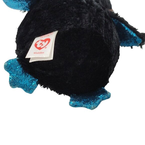 TySilk Beanie Boos Waddles The Penguin Stuffed Animal Plush Toy 2019 NO HANG TAG - Picture 5 of 8